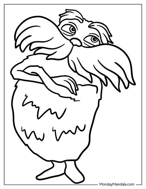 Lorax Color Page