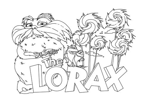 Lorax Color Pages