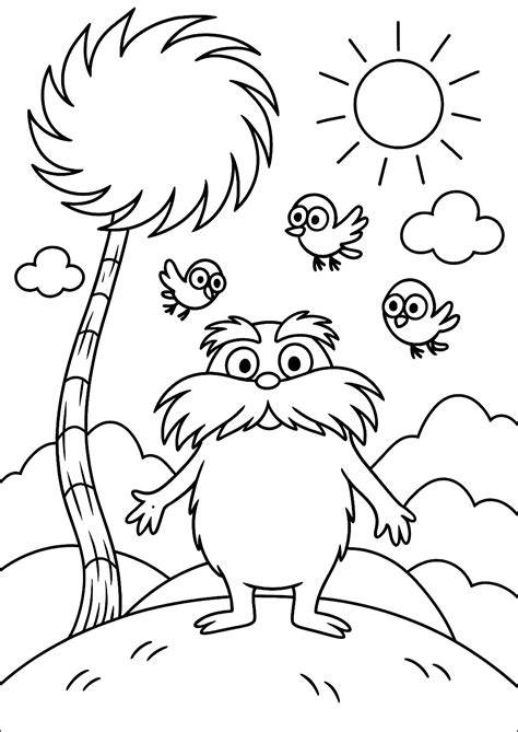 Lorax Coloring Pages