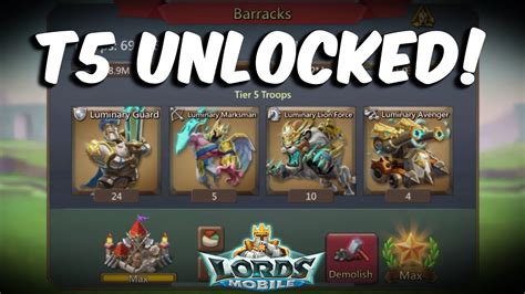 Unleash the Power of T5 Research in Lords Mobile with our Ultimate Calculator!