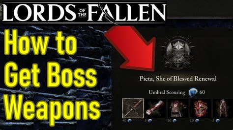 Lords of the Fallen: How to get boss weapons