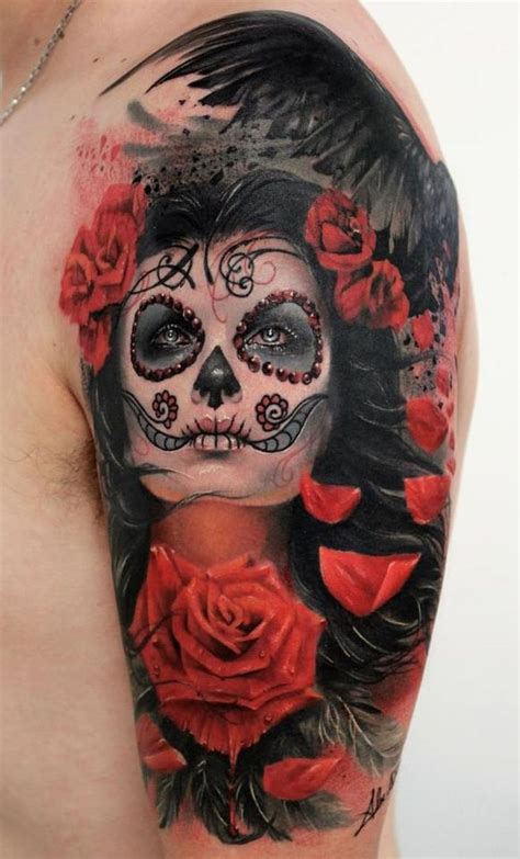 Dia De Los Muertos.... Sugarskull Skull tattoo, Tattoos