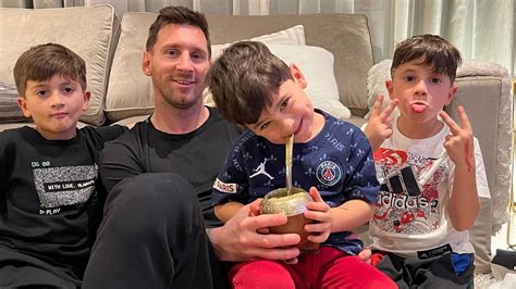 Messi en el rol de DT así entrena a sus hijos