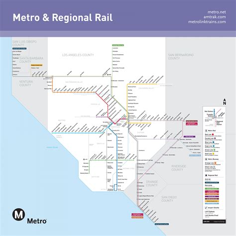 Los Angeles "What If" Metro Rail Map r/imaginarymaps