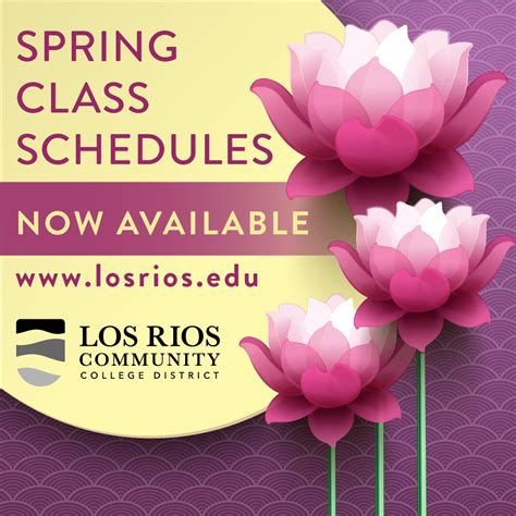 Los Rios Schedule Spring 2024