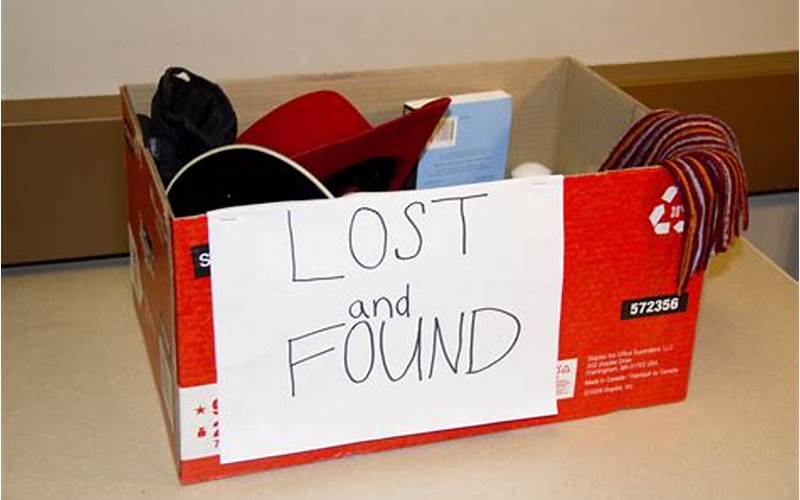 Lost And Found Office At Uta