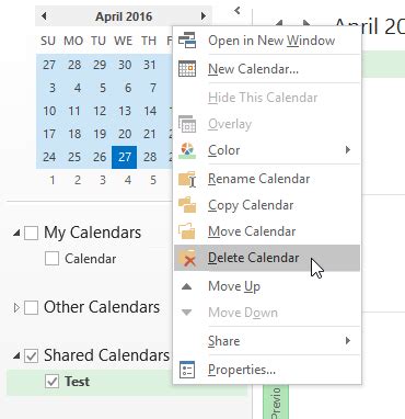 Lost Shared Calendar In Outlook