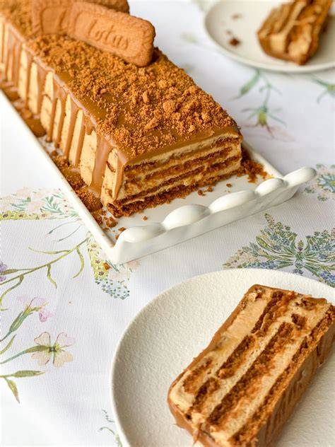 Easy No-Bake Biscoff Dessert Recipe – Creamy Lotus Biscoff Icebox Cake Everyone Loves!