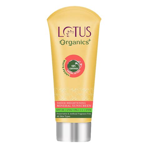 Lotus Organics+ Sunscreen