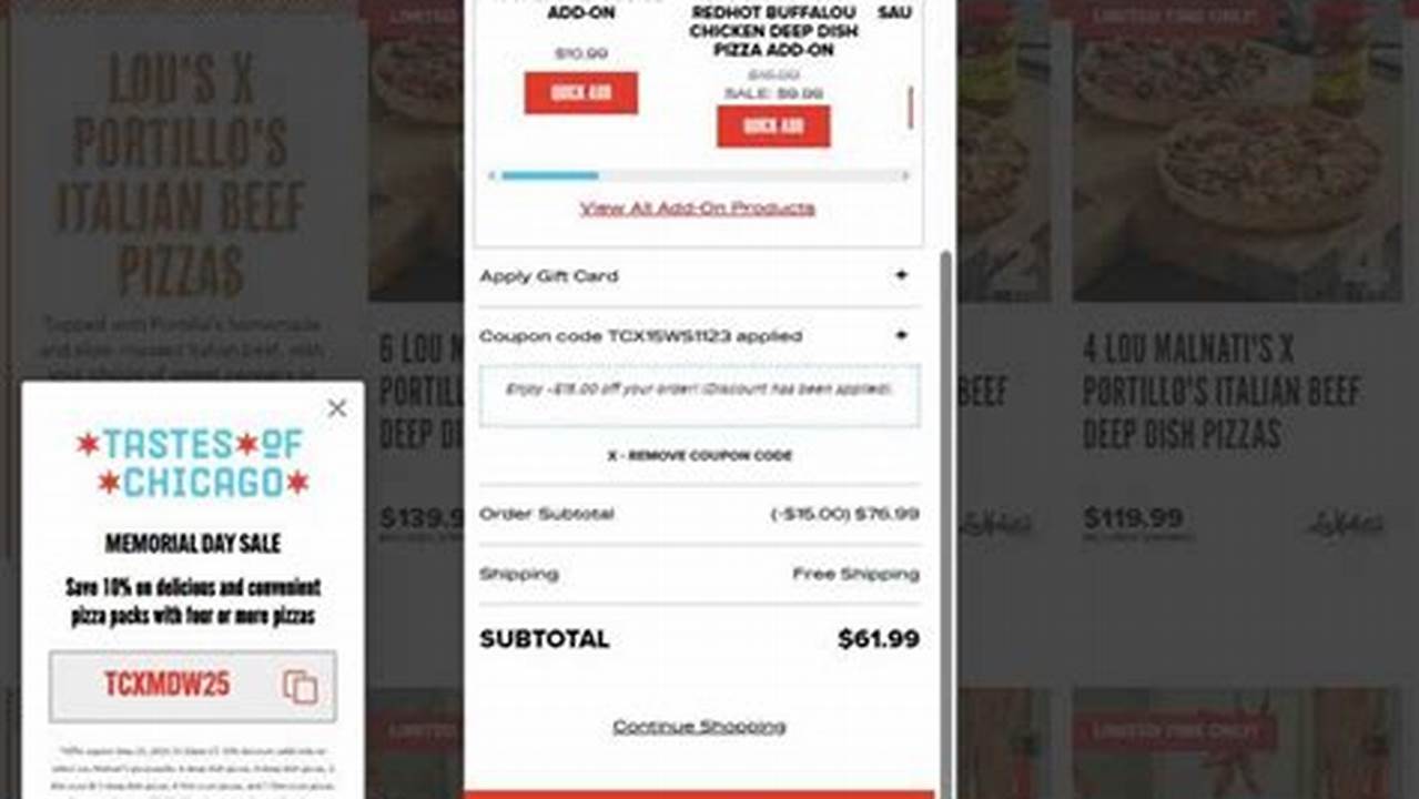 Lou Malnati Promo Code 2025