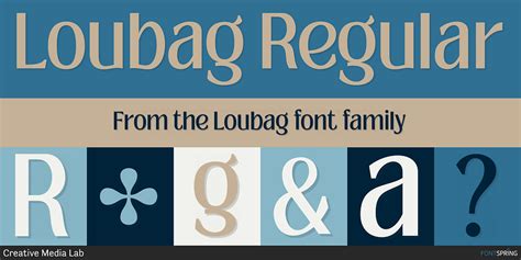 Loubag font