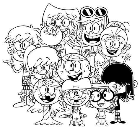 Loud House Color Pages