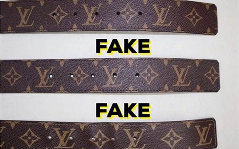 Louis Vuitton Belt Stitching