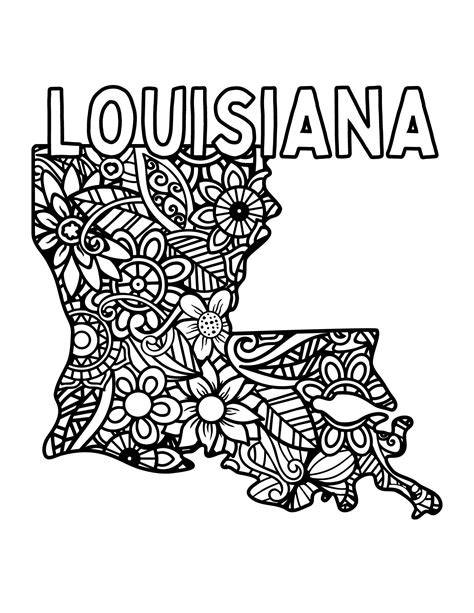 Louisiana Coloring Pages