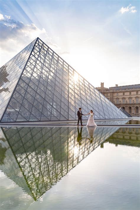 Louvre Pyramid photoshoot