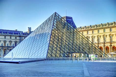 Visual Harmony in Louvre Architectural Blend