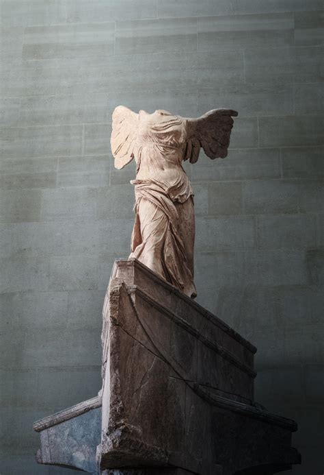 Louvre Winged Victory of Samothrace Night
