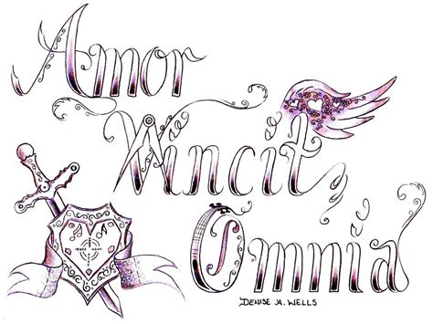 Love conquers all Tattoo quotes, Tattoos, Tattoos and