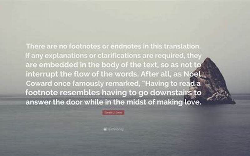 Love Is Not A Footnote Quote