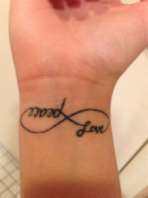 Peace love tattoo design picture ideas Peace tattoos