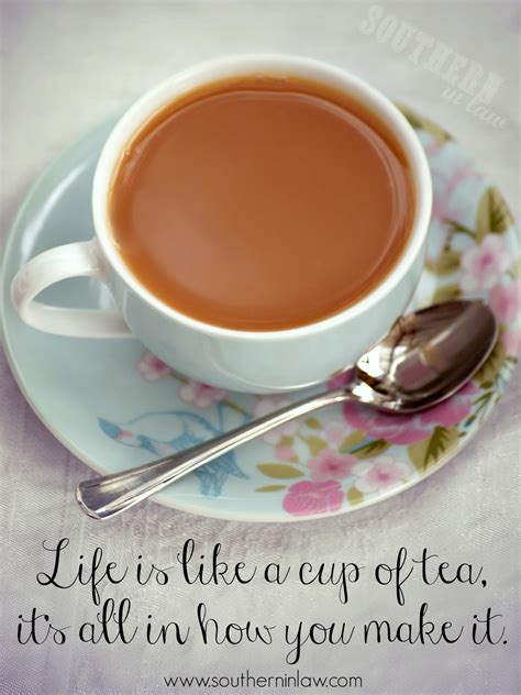 Love is like a cup of tea