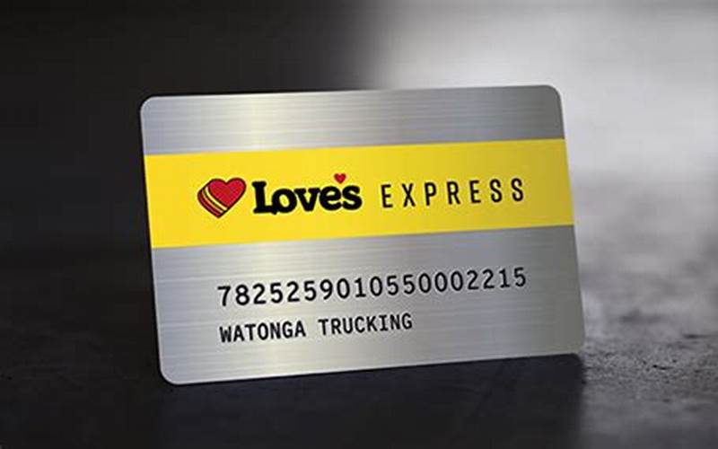 Love'S Travel Stop Credit Card