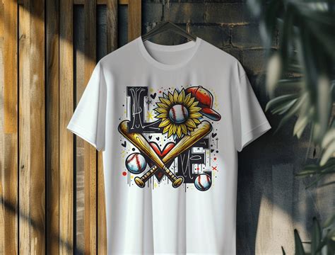 Download Love Baseball Sublimation Design. Creativefabrica DXF Files