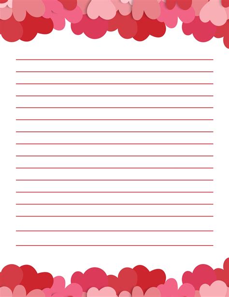 Love Letter Template Printable