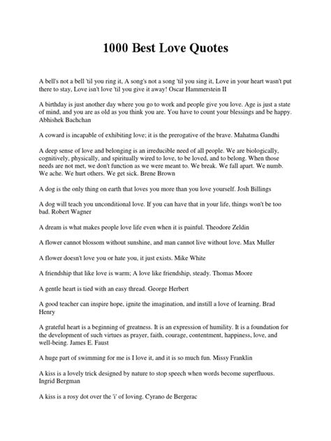 Love Quotes Pdf