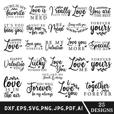 Enchanting Love Quotes SVG: Elevating Your Creativity with Endearing Romantic Design Elements