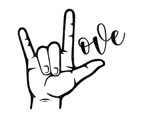 98+ Love Sign Language SVG, Asl Heart I Love You SVG Digital Cricut Cut File American. Sign Language Art, Sign Language Tattoo, I Love You Signs