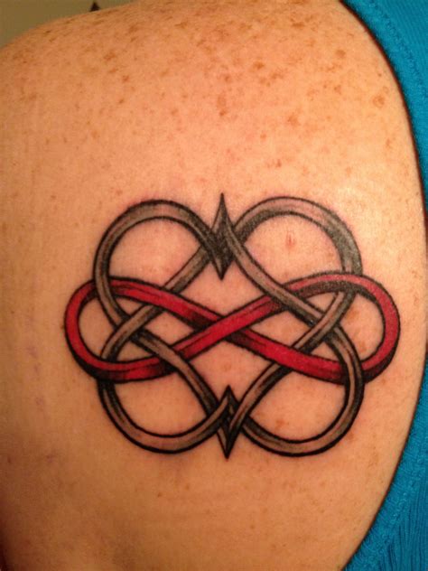 Love Infinity Symbol Temporary Tattoo (Set of 3) Small