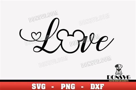 33+ Love With Mickey Head SVG,Disney love mickey head svg