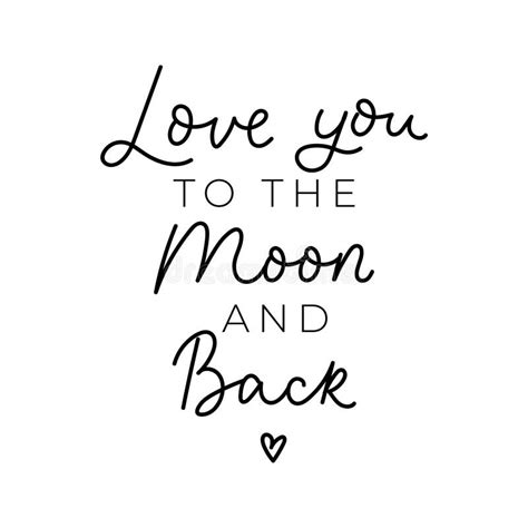 Love You To The Moon And Back Text