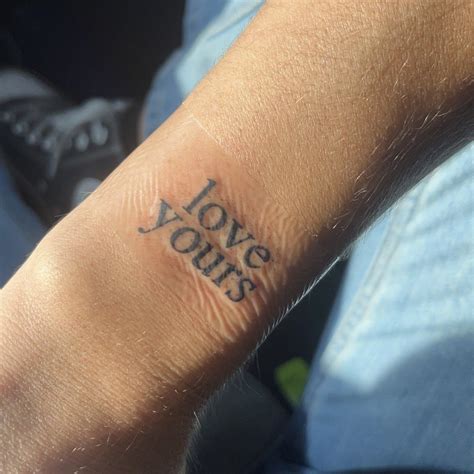 Love Yours Tattoo