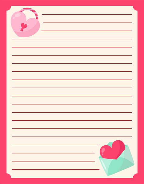 With Love by Erialosa by JustForYouStationary Letter writing paper