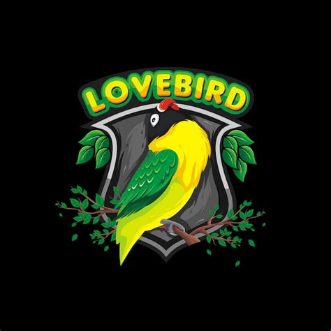 Lovebird Ngekek Vector