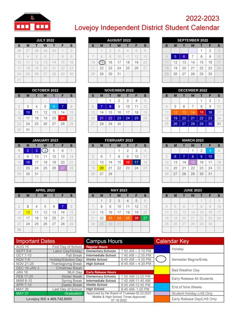 Lovejoy Isd Calendar