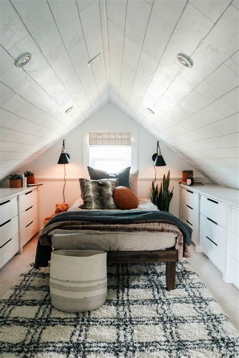 Image result for very low ceiling attic with skylights Attic bedroom