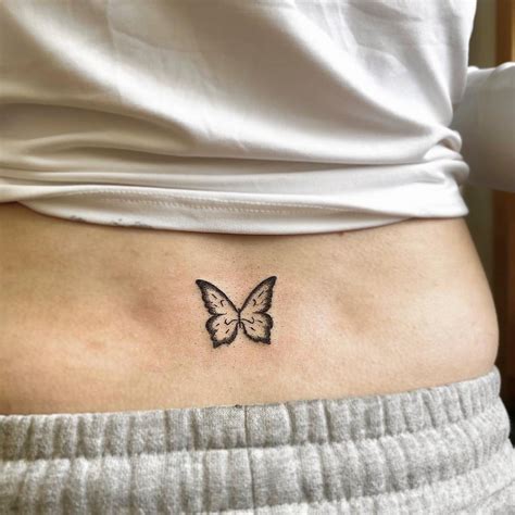 Low Back Butterfly Tattoo