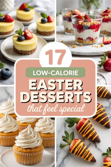 Low Calorie Easter Desserts