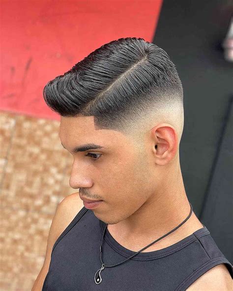 Low Cut Fade With Part