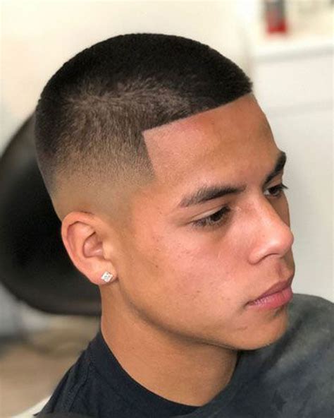 Low Fade with a Line Up