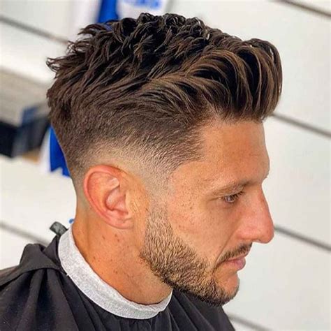Low Fade with a Quiff