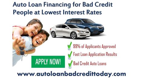 Low Interest Car Loans For Bad Credit