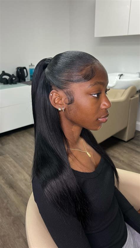 Low Ponytail for Quick Ear Coverage