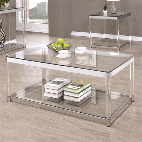 Low Priced Modern Glass Coffee Table Sets