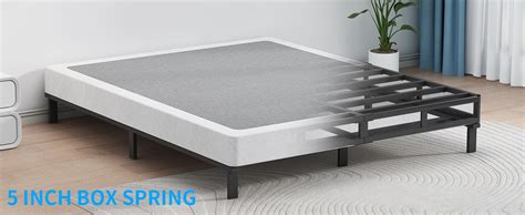 Sleep Peacefully with Low Profile Box Spring Queen Bed: Your Bedroom Sanctuary Awaits