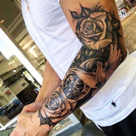 Awesome Lower Arm Half Sleeve Tattoos For Men Best