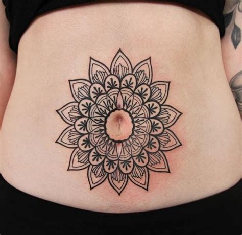 Lower Stomach Tattoos For Females